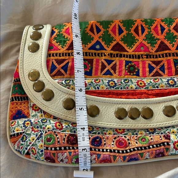 Boho!! Colorful Embroidered Women's Clutch - Picture 9 of 9